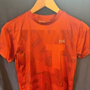 Everlast Boys  Red Orange Sports Jersey  T-Shirt